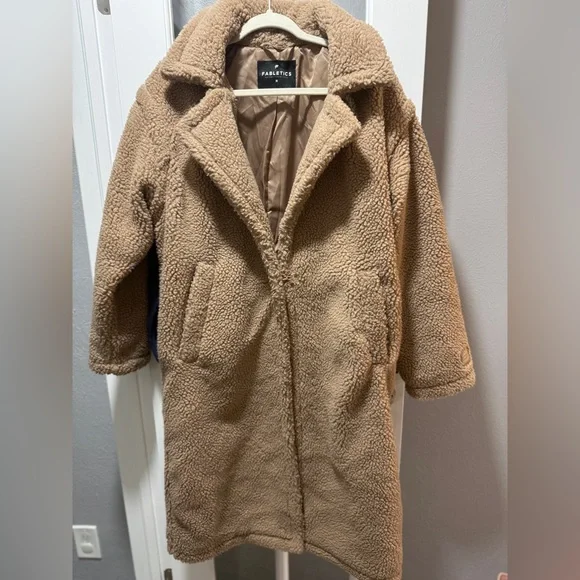 Fabletics Teddy Long Coat - Picture 3 of 10
